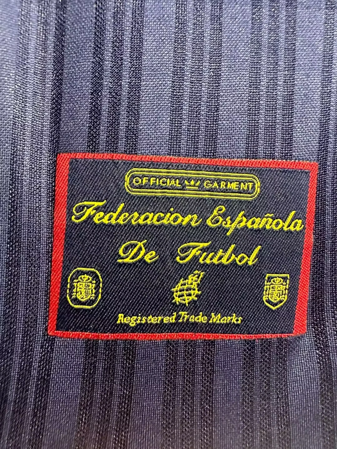 1996 Spain Away Jacquard Retro Jersey view 4
