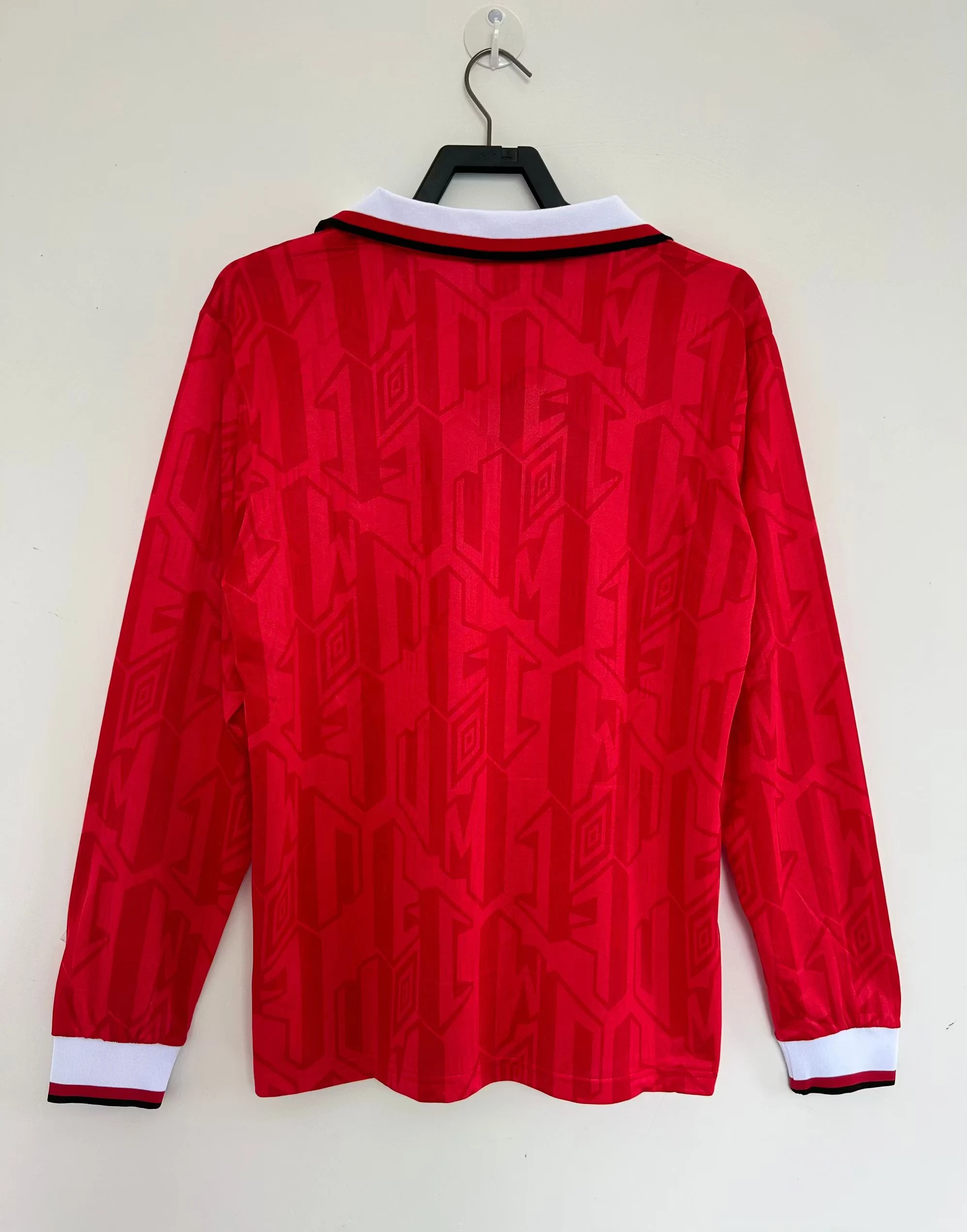 1992-94 Manchester United Home Long Sleeve Retro Shirt view 2