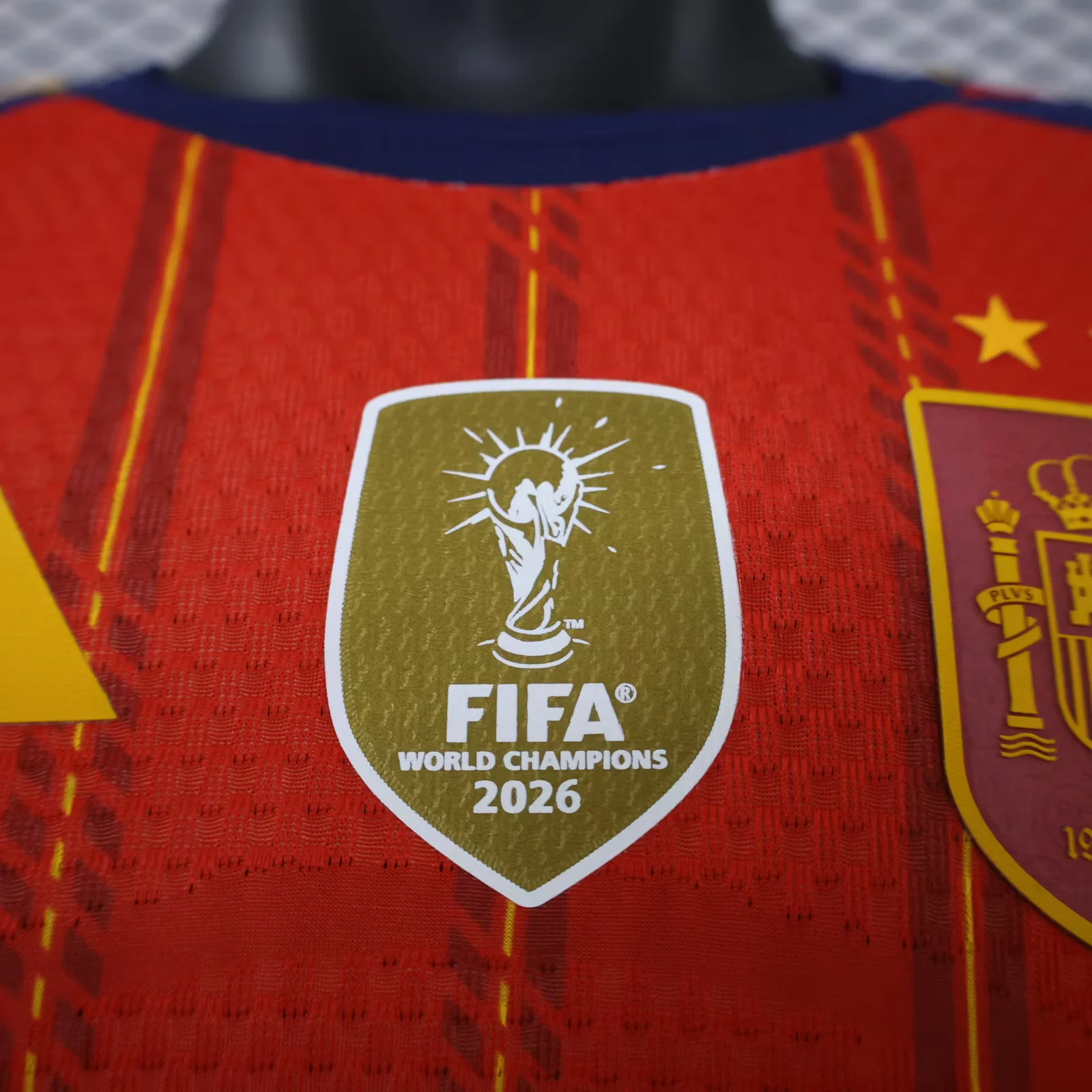 2026-27 Spain Home Jersey (with two stars) – Player Version view 6