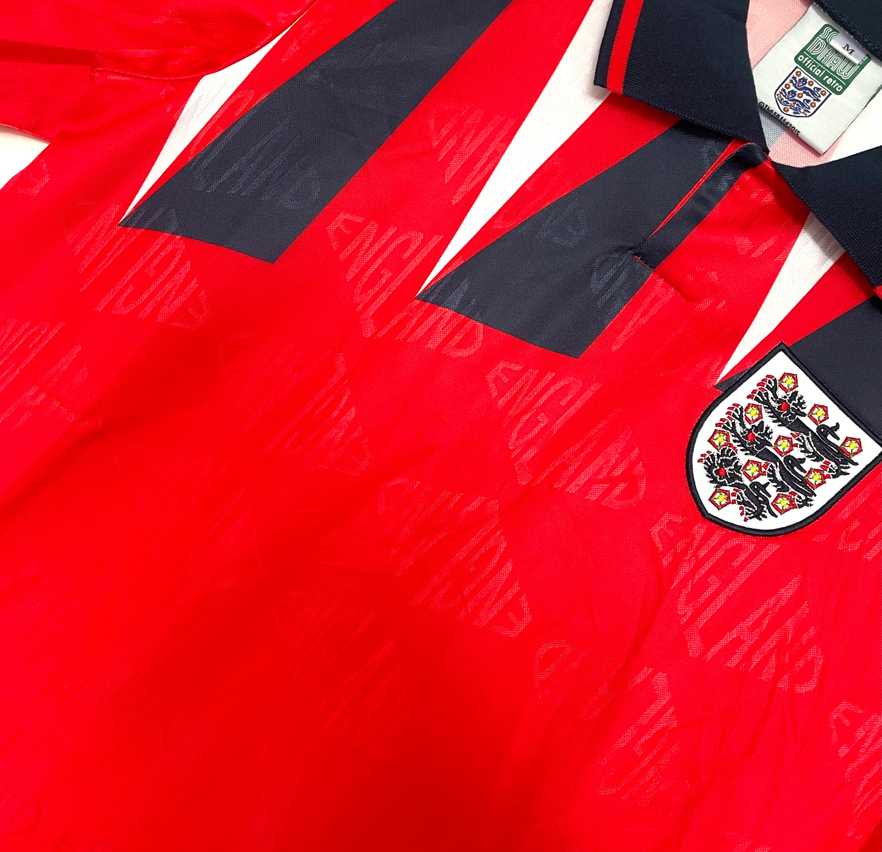 1992 England Away Retro Jersey view 5