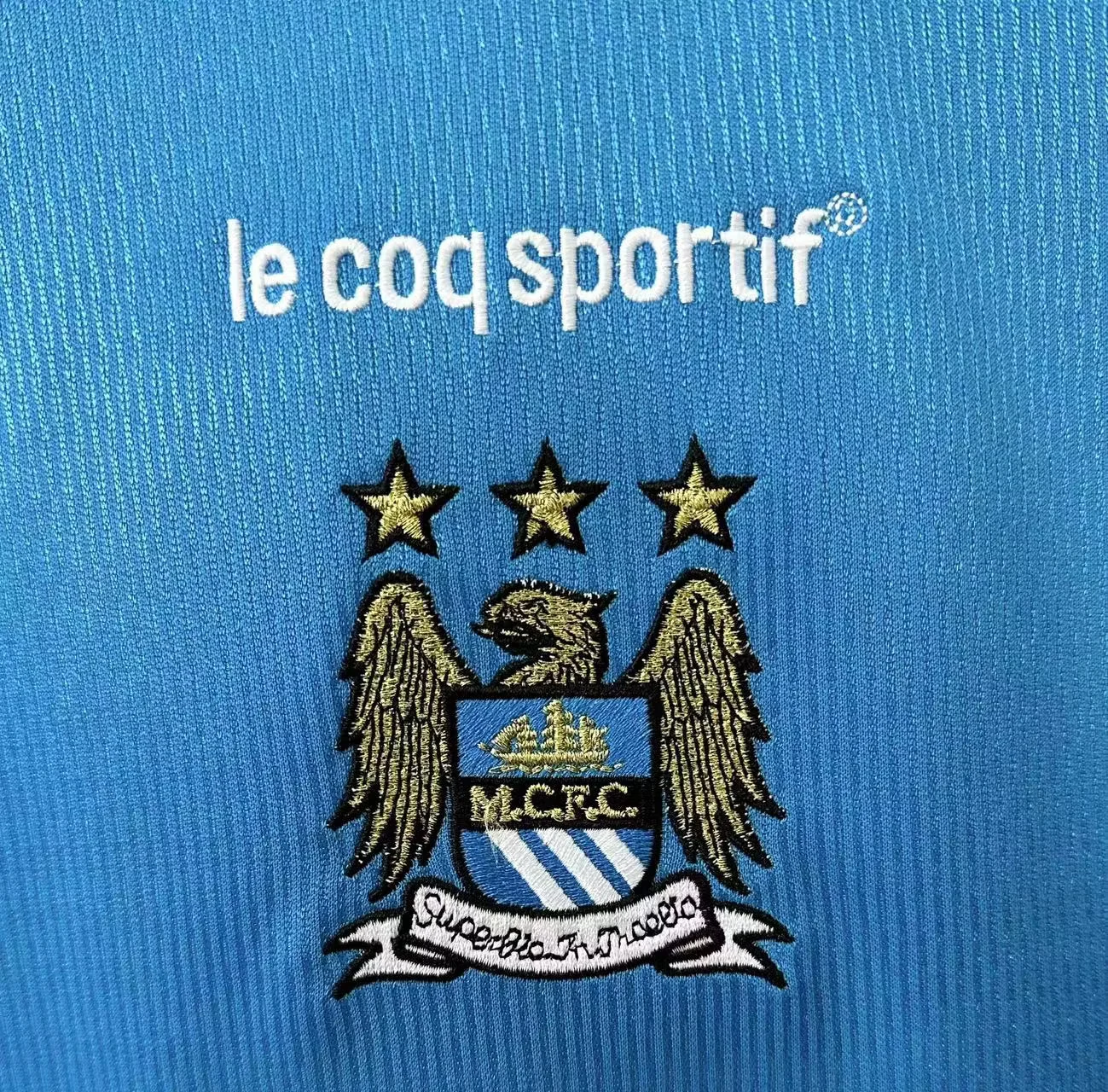 1999-01 Manchester City home retro jersey view 5