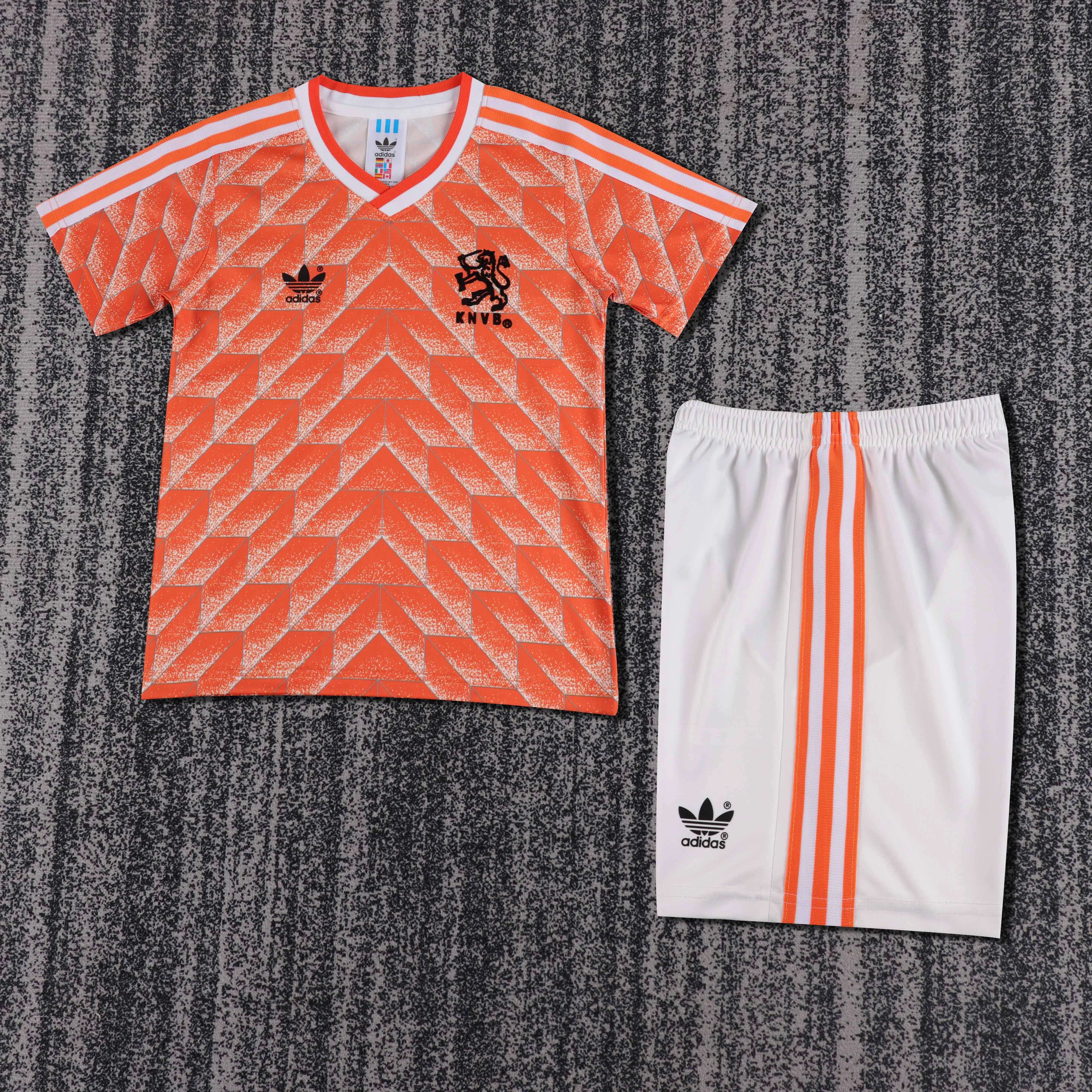 1988 Netherlands Home Retro Shirt - Kids Sizes