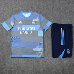 2025-26 Real Madrid Light Blue [Camouflage] Short Sleeve Training Jersey view 18