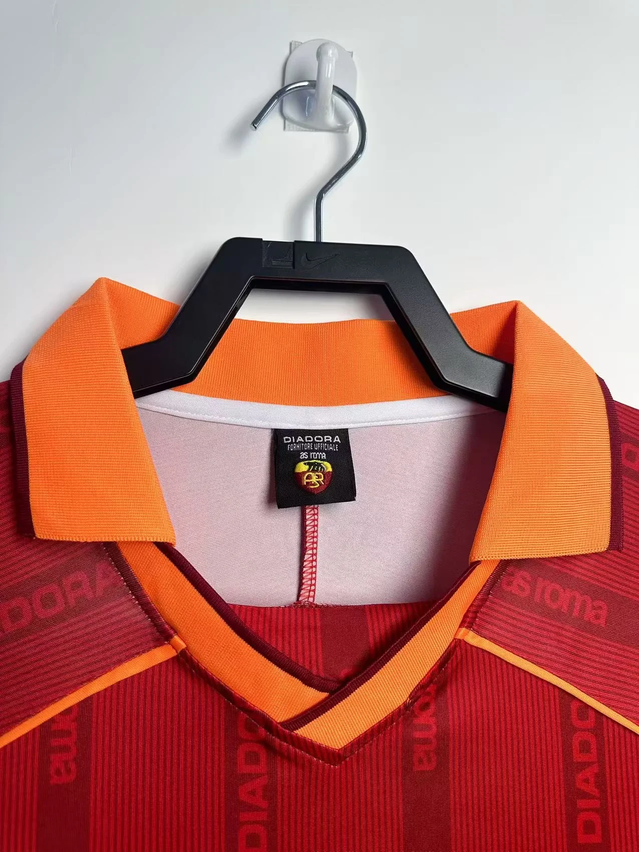 1999-00 Roma Home Retro Jersey view 9
