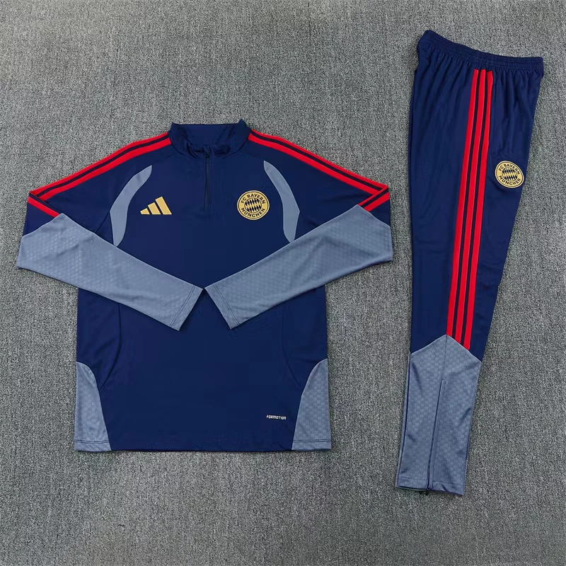 2026-27 Bayern Munich Royal Blue Half-Zip Training Jersey view 20
