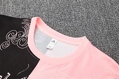 2025-26 Real Madrid black and pink short-sleeved training jersey view 15