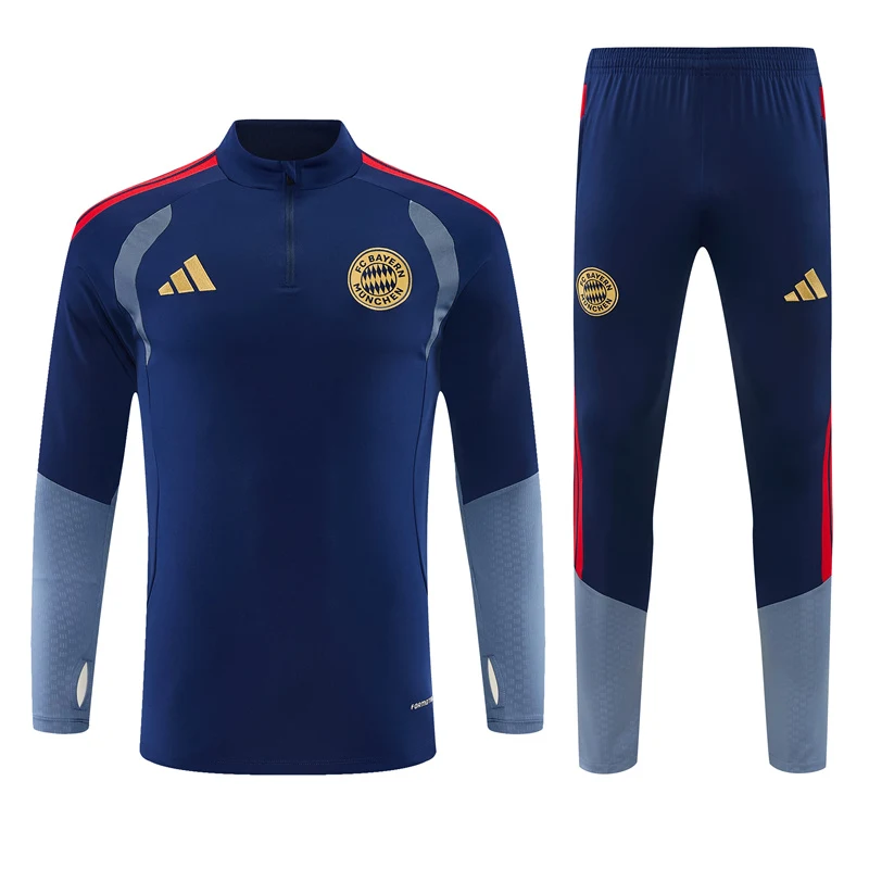 2026-27 Bayern Munich Royal Blue Half-Zip Training Jersey view 21