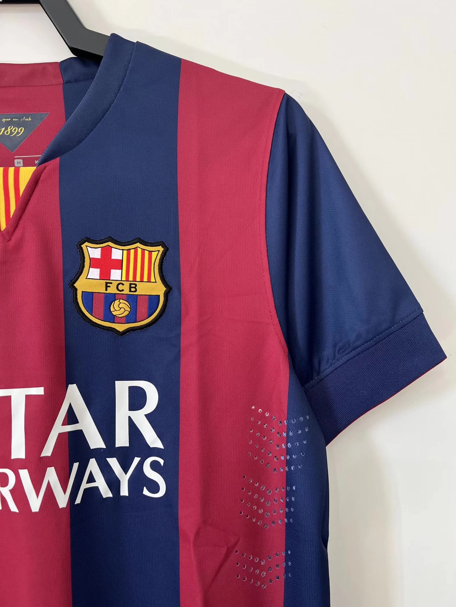2014-15 Barcelona Home Retro Jersey view 6