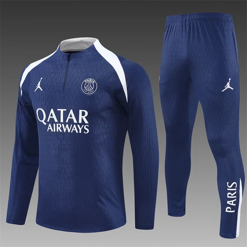 2025-26 Paris Saint-Germain Royal Blue Half-Dress Training Jersey