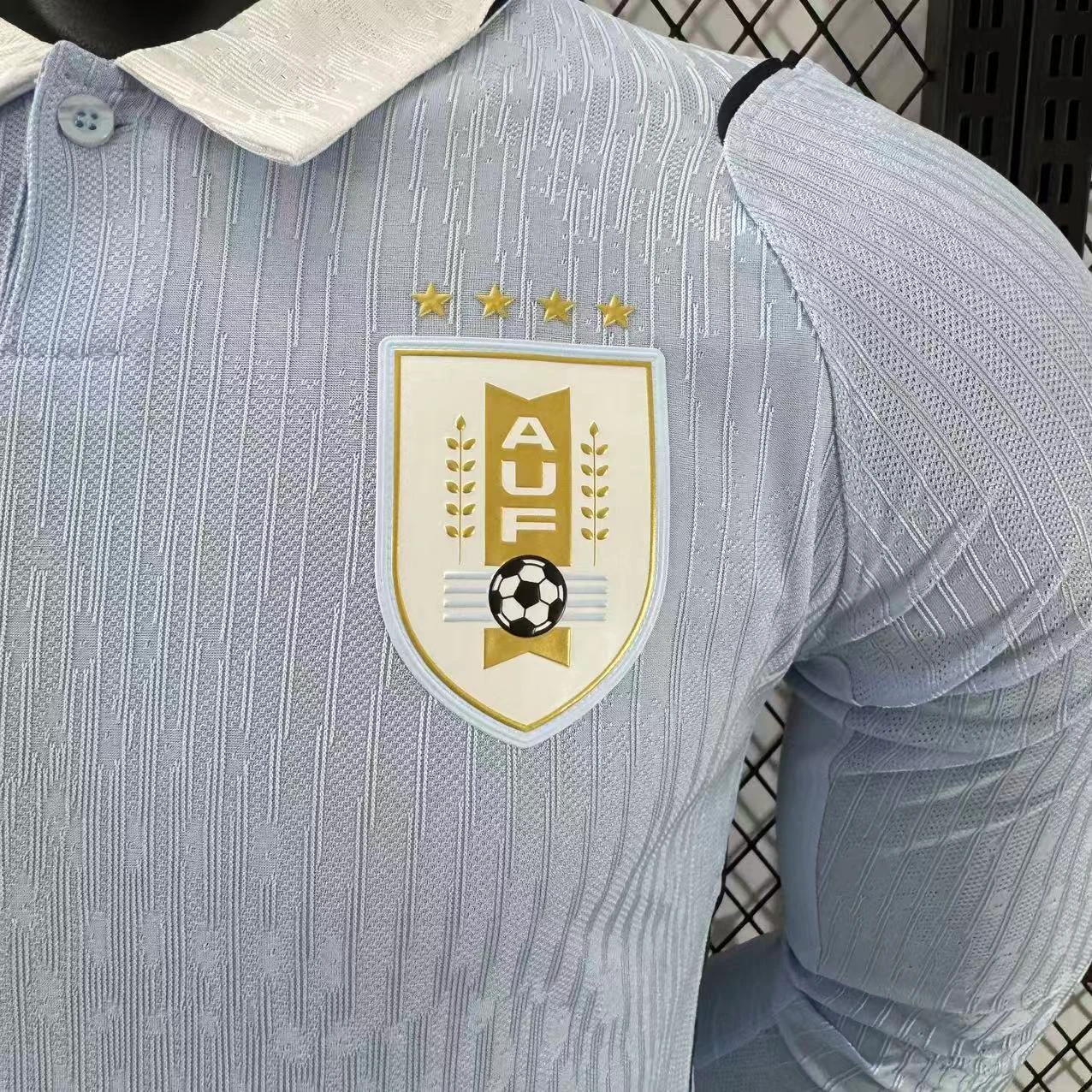 2026-27 Uruguay Home Long-Sleeve Jersey – Player Version view 4
