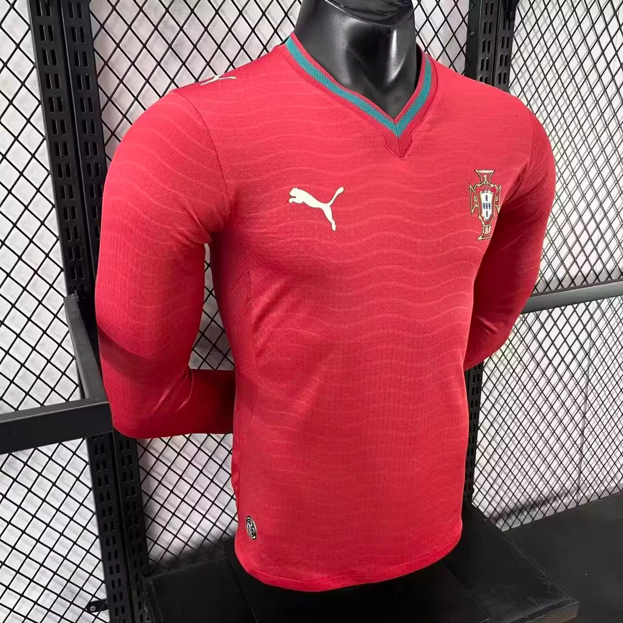 2026 Portugal Home Long-Sleeve Jersey – Player Version view 8