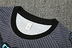 2025-26 Napoli Black Grey Short Sleeve Training Jersey view 16