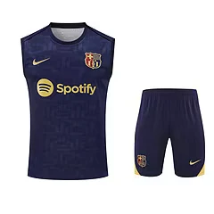 2025-26 Barcelona vest training jersey view 3