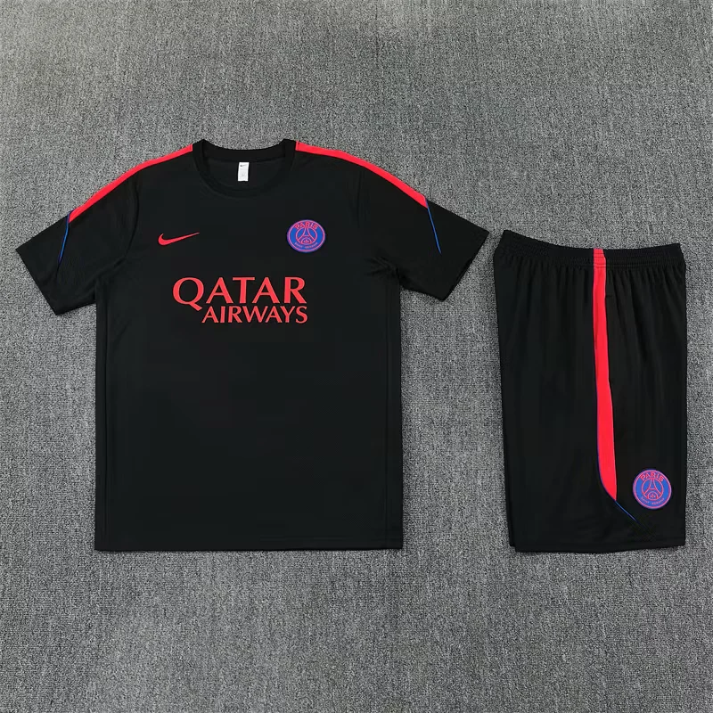 2026-27 Paris Black Short-Sleeve Training Jersey view 13