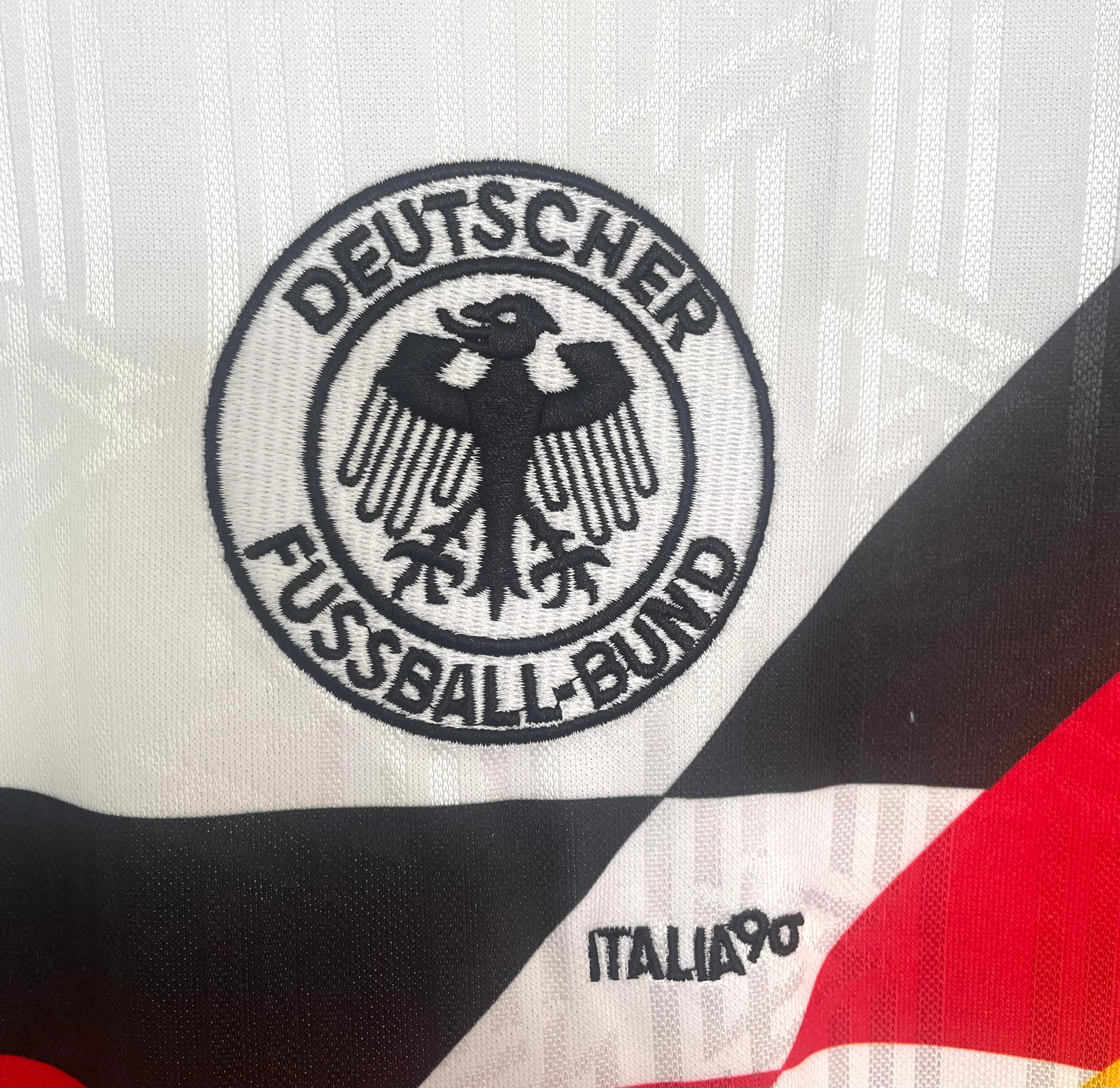1990 Germany Home Retro Jersey view 5