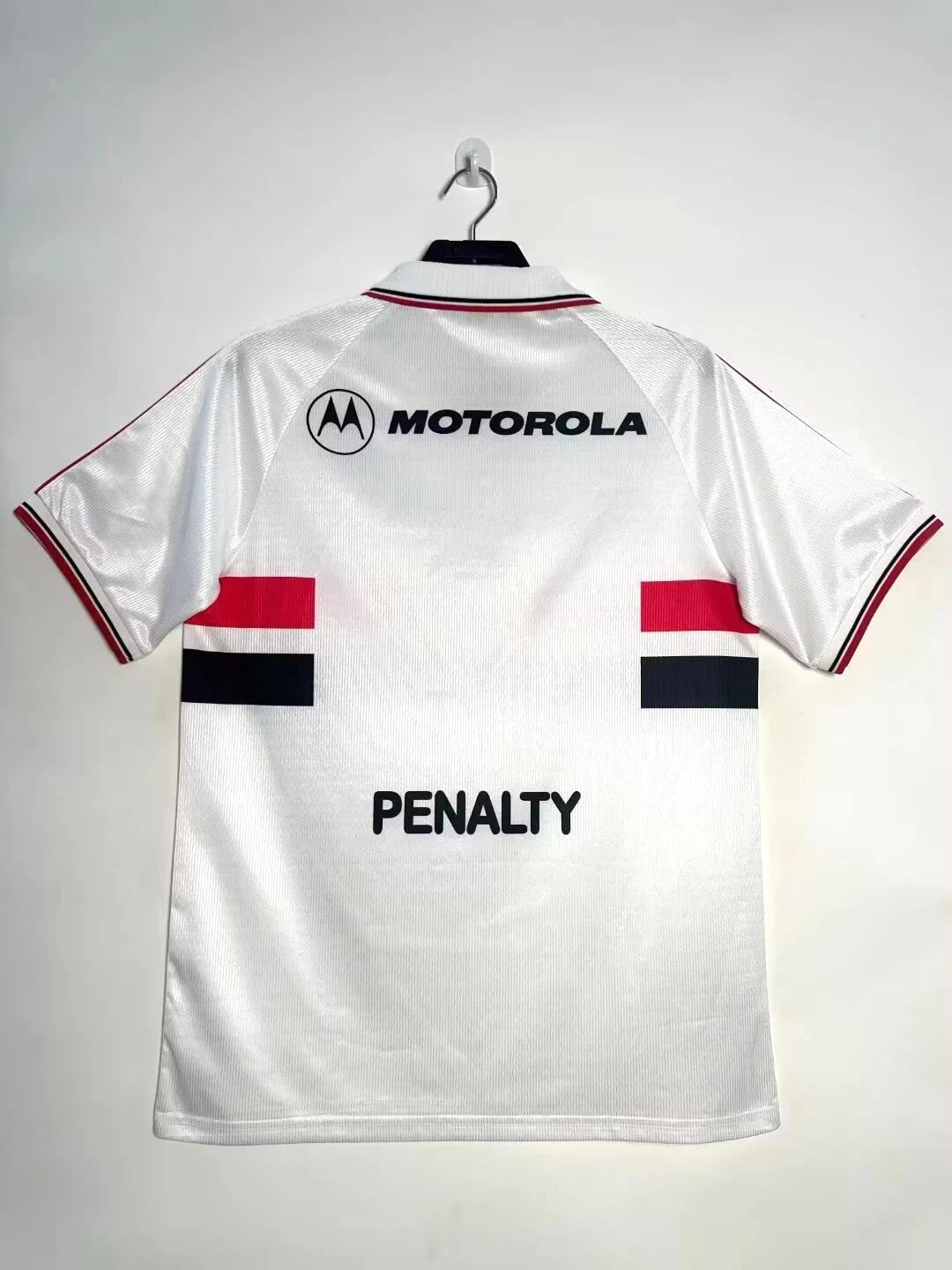 2000 Sao Paulo home retro jersey with collar view 2