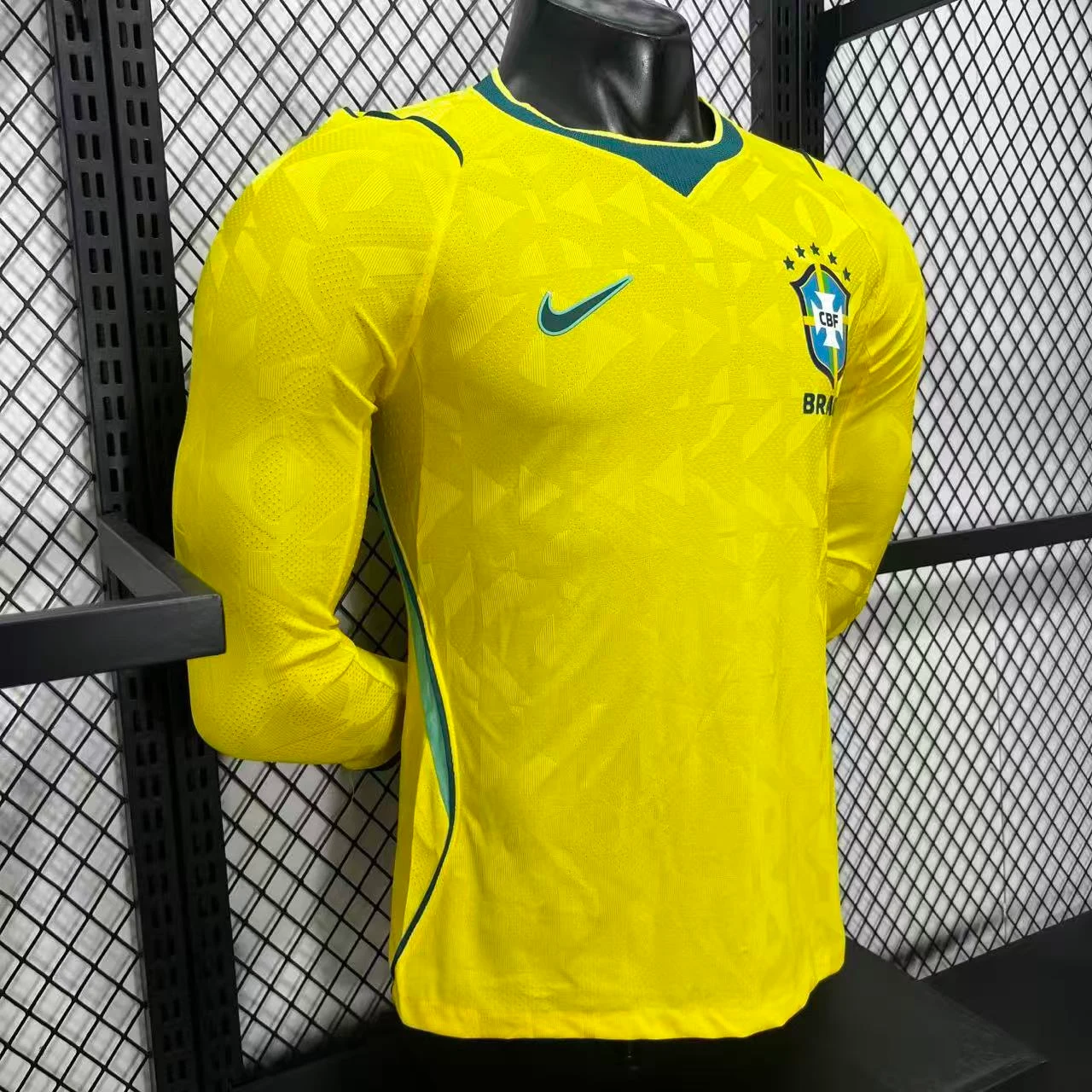 2026-27 Brazil Home Long-Sleeve Jersey - Player Version view 8