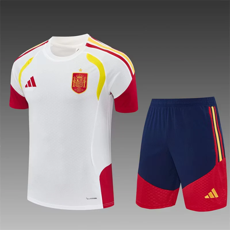 2026-27 Spain White Short-Sleeve Training Jersey