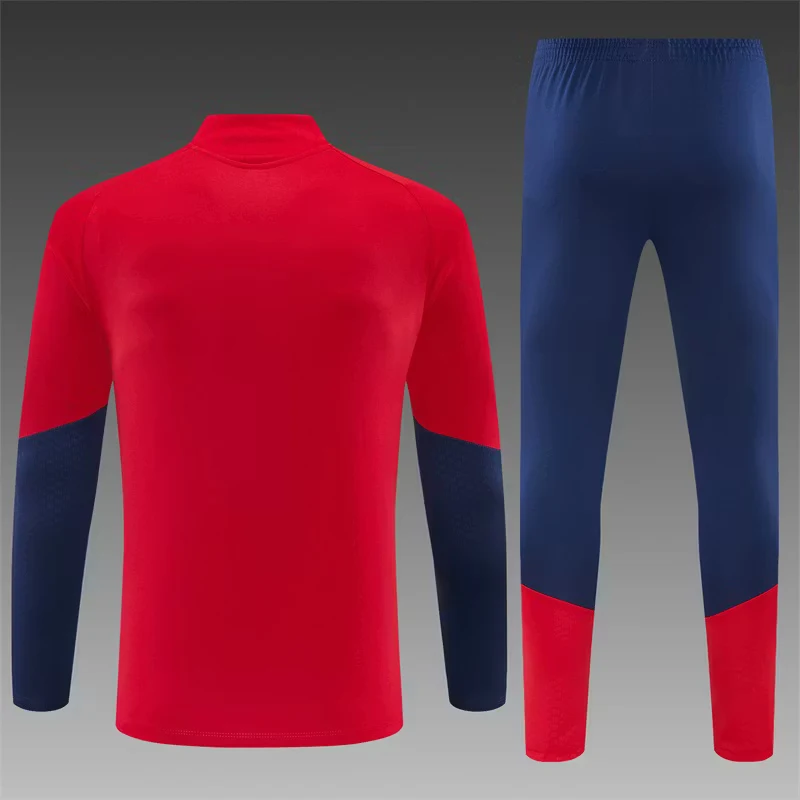 2026-27 Spain Red Half-Zip Training Jersey view 2