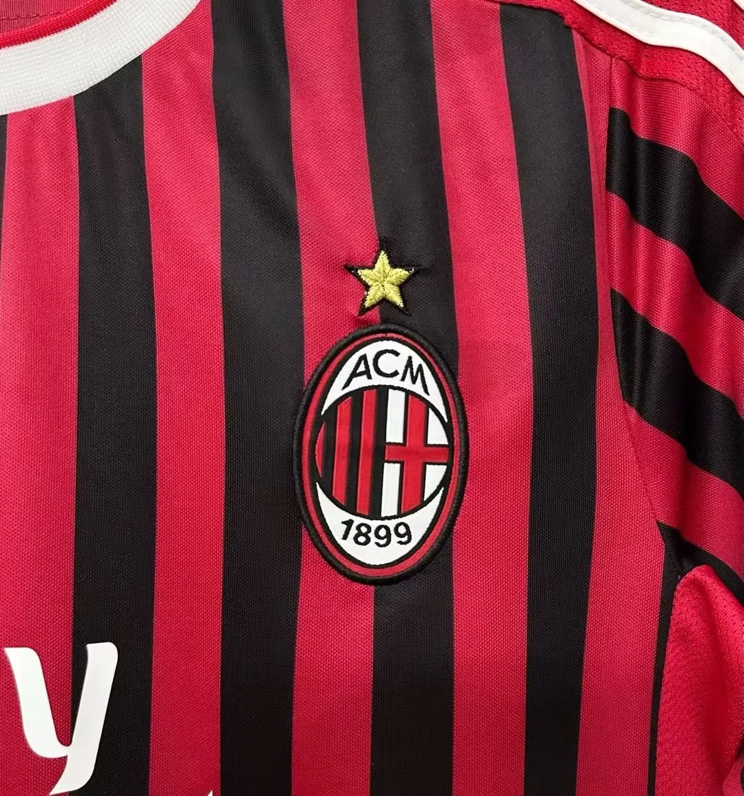 2011-12 AC Home Retro Jersey view 8