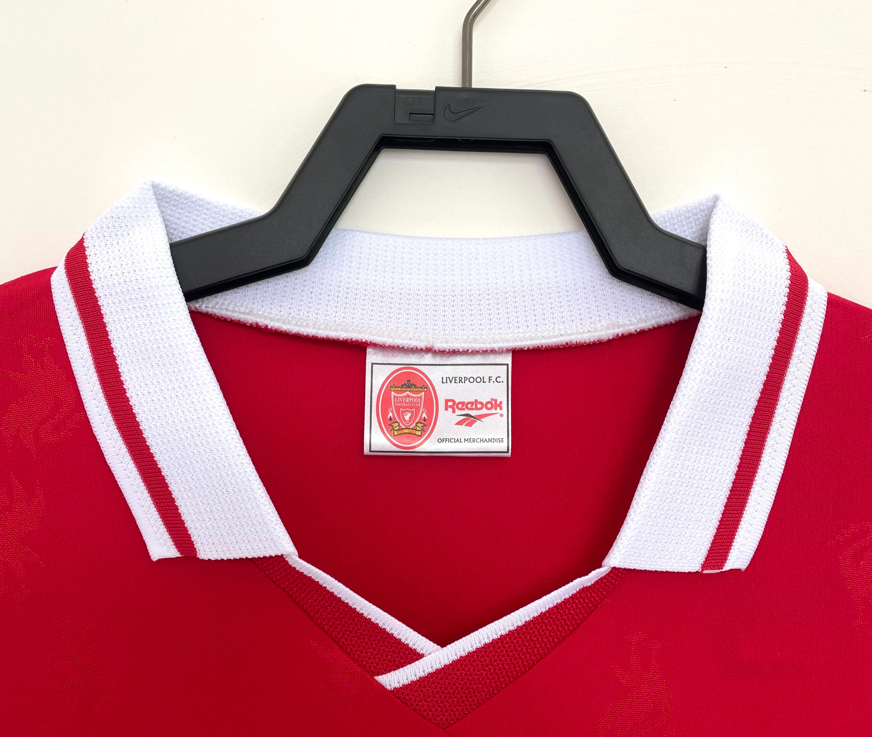 1996-97 Liverpool Home Long Sleeve Retro Shirt view 7