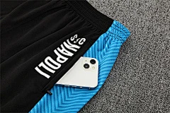 2025-26 Napoli Black Grey Short Sleeve Training Jersey view 4