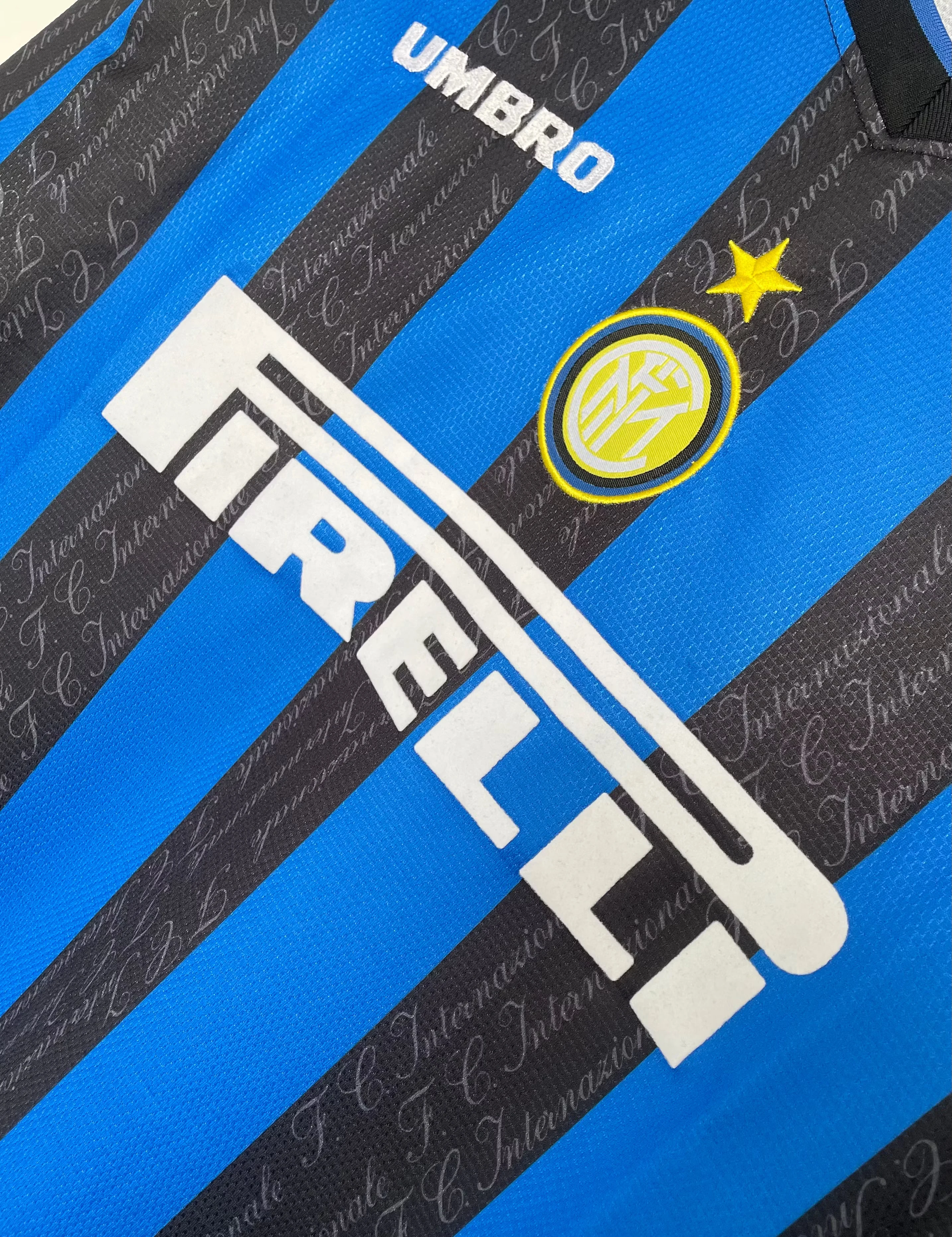 1997-98 Inter Milan Home Long Sleeve Retro Jersey view 4