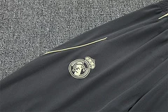 2025-26 Real Madrid dark grey half-zip training jersey view 4