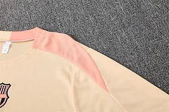 2025-26 Barcelona Beige Short Sleeve Training Jersey view 10