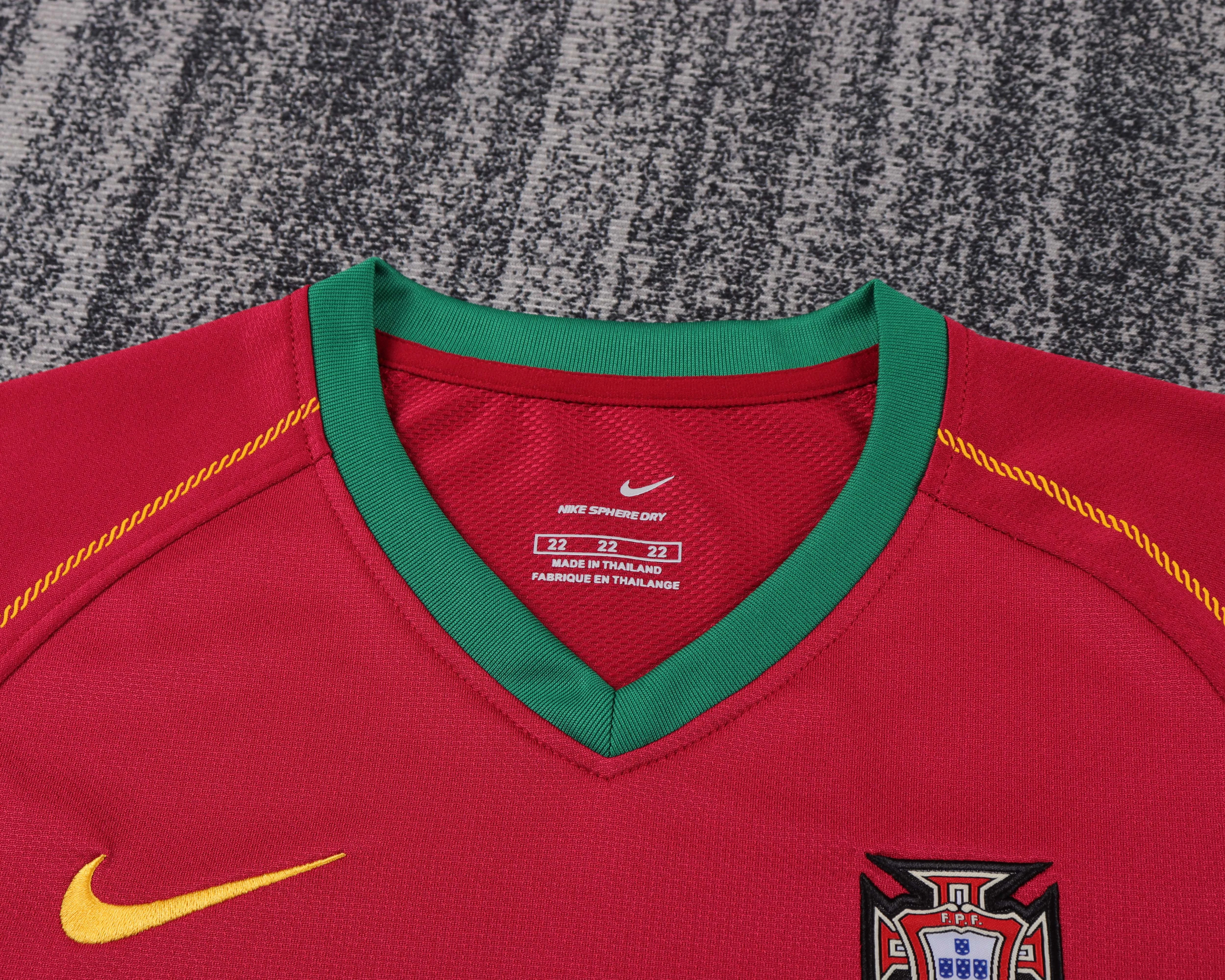 2006 Portugal Home Retro Shirt - Kids view 15