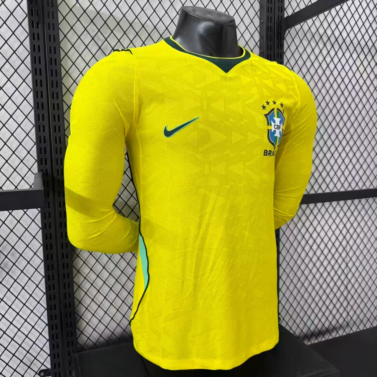 2026-27 Brazil Home Long-Sleeve Jersey - Player Version view 8