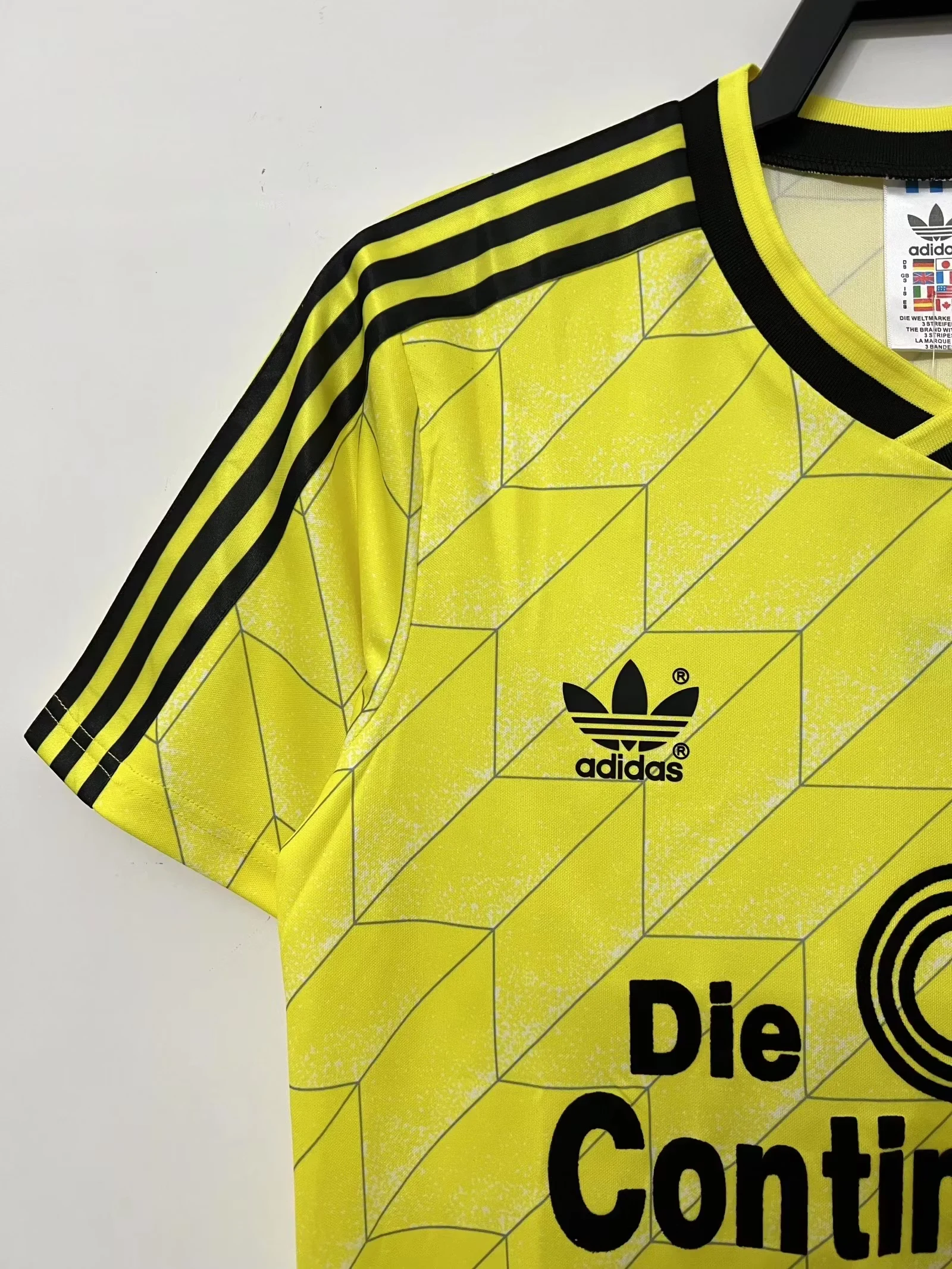 1988 Dortmund Home Retro Jersey view 3