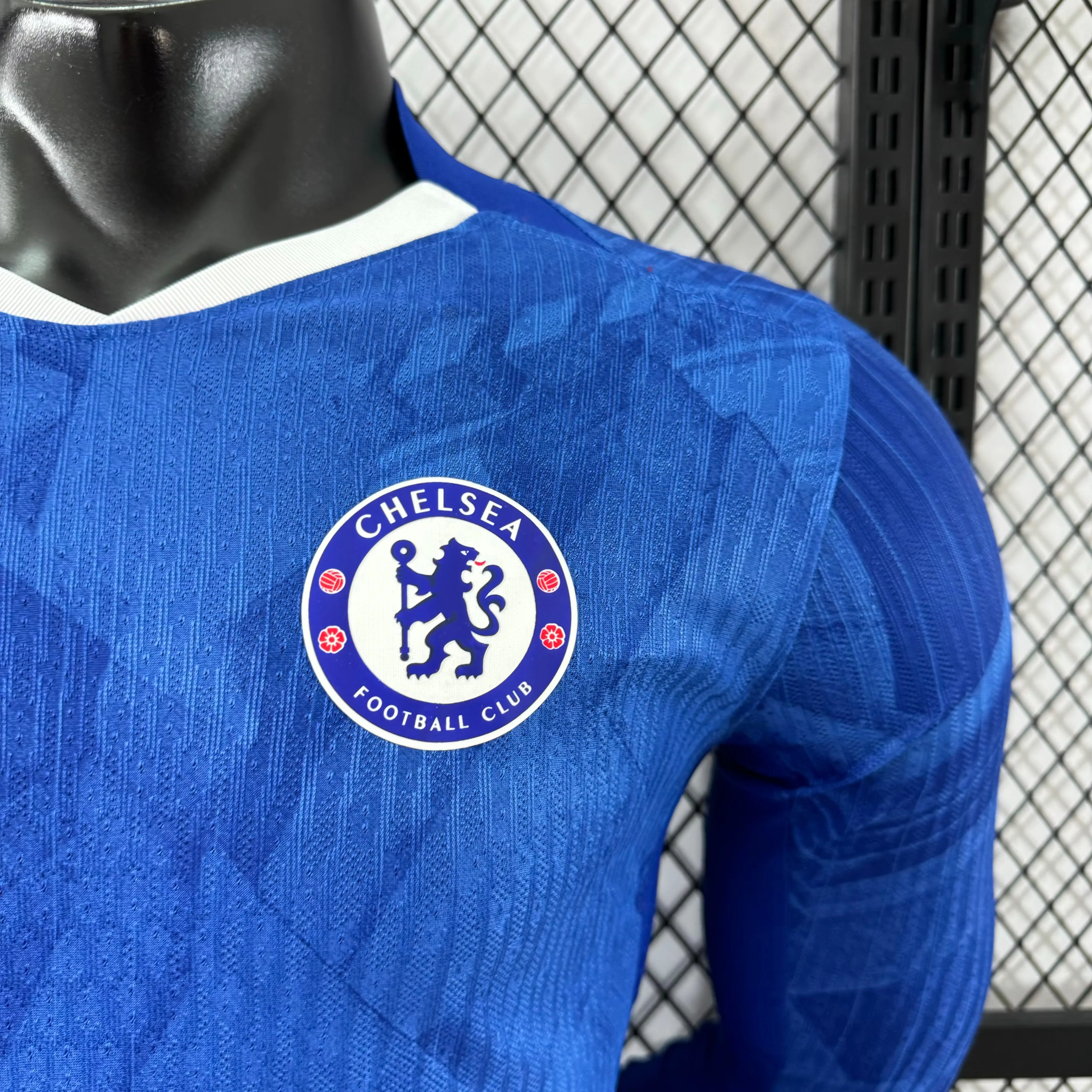2025-26 Chelsea Home Long-Sleeve Jersey – Player Version view 4