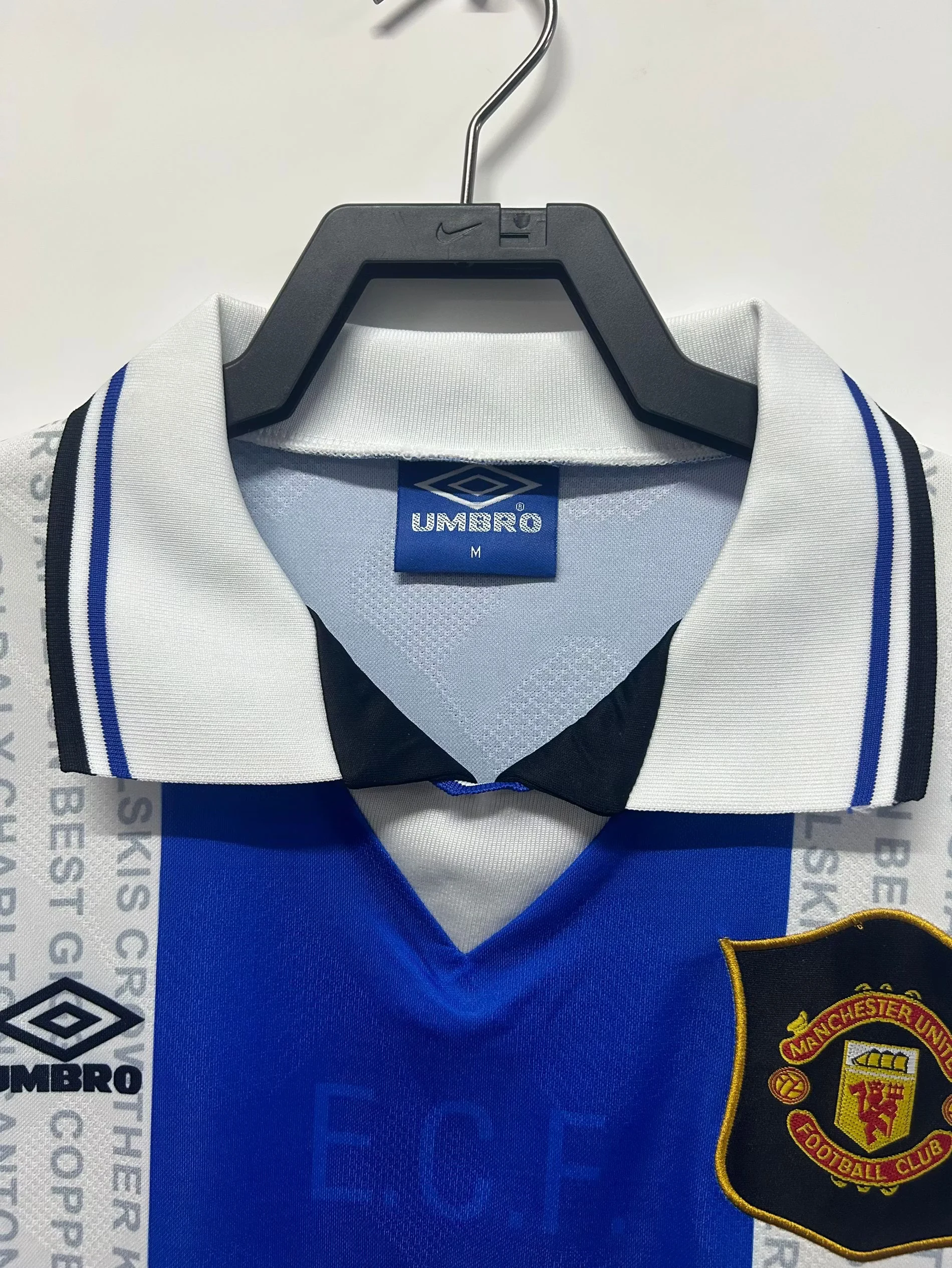 1994-96 Manchester United Second Away Retro Jersey view 7