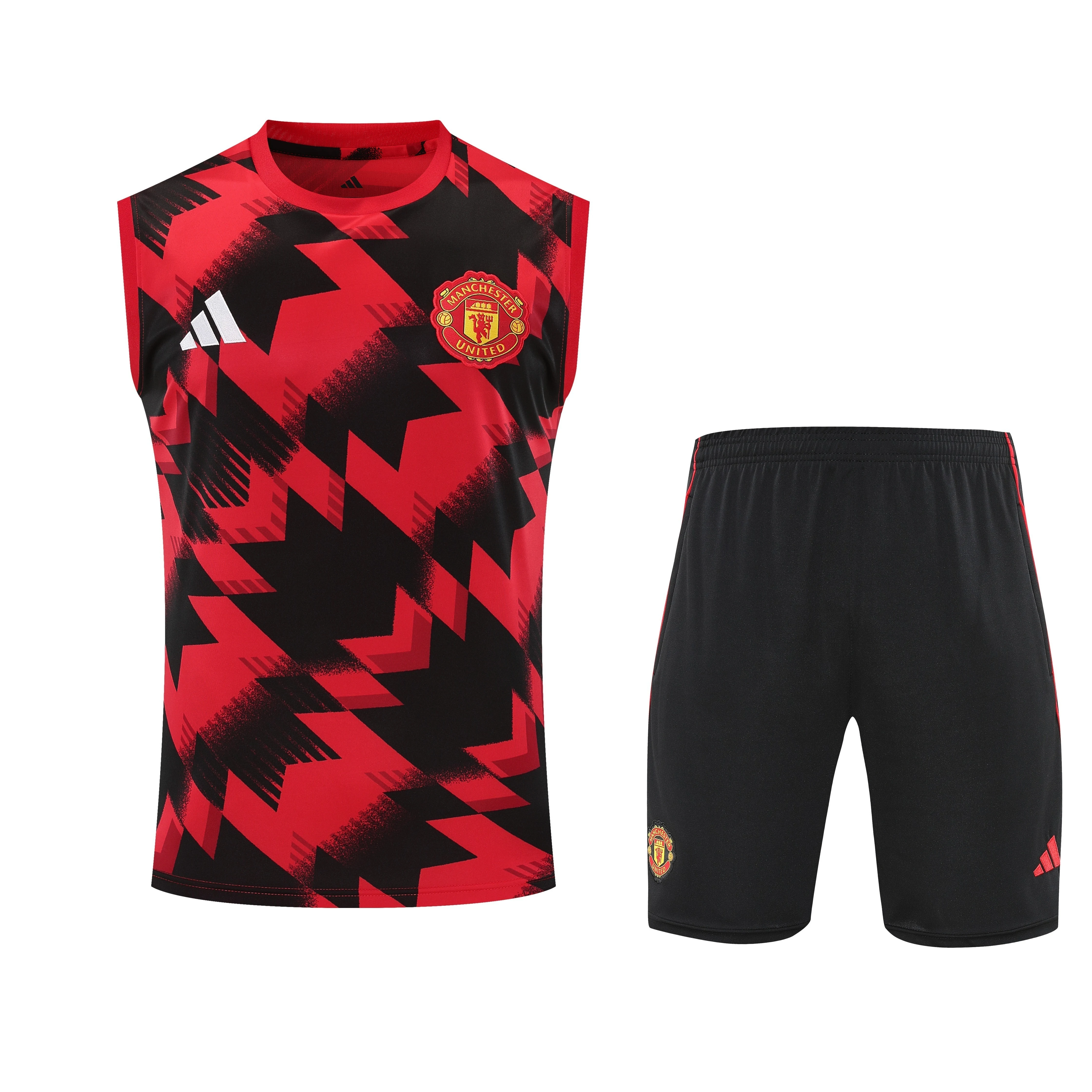 2025-26 Manchester United training vest jersey view 3