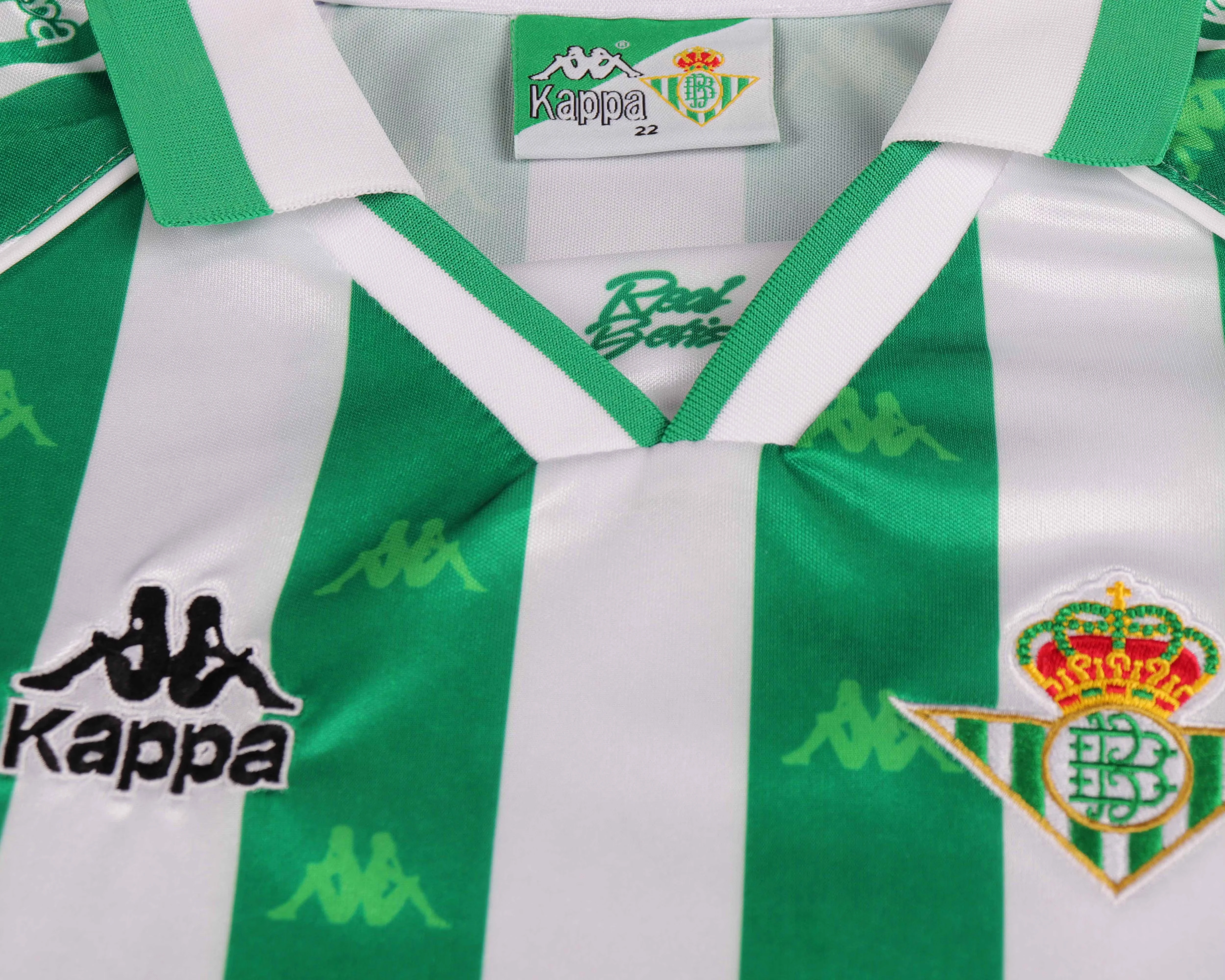 1995-97 Real Betis Home Retro Shirt - Kids view 4