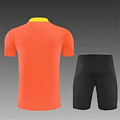 2025-26 Brazil Orange Short Sleeve Training Jersey view 2