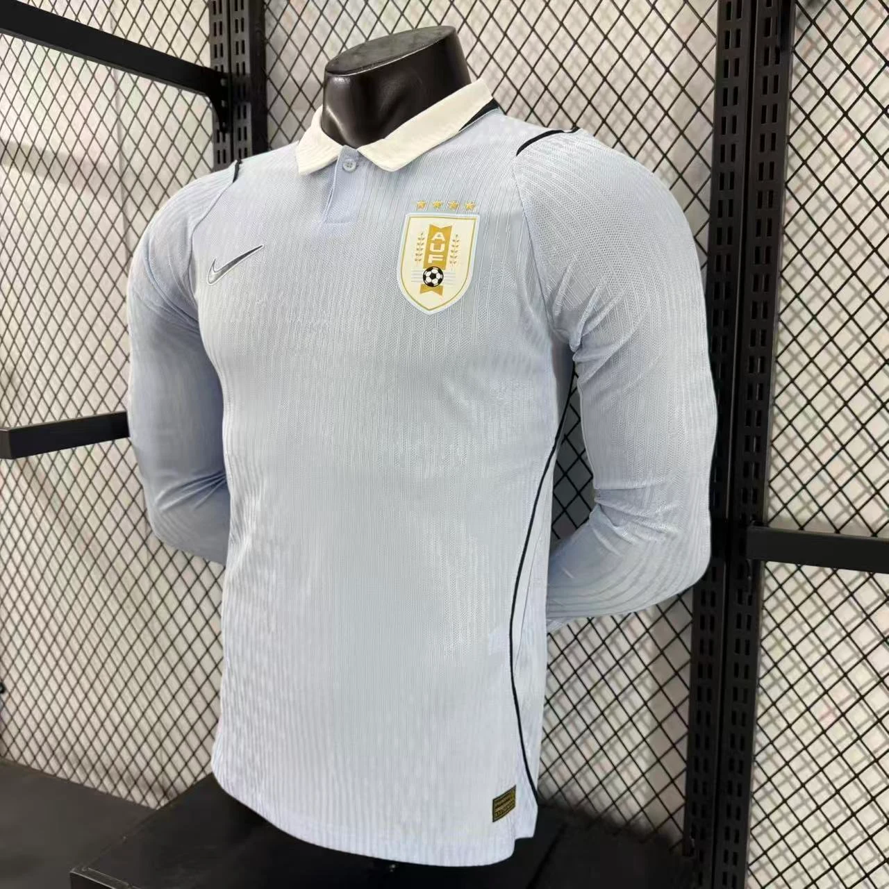 2026-27 Uruguay Home Long-Sleeve Jersey – Player Version view 11
