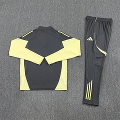 2025-26 Real Madrid dark grey half-zip training jersey view 13