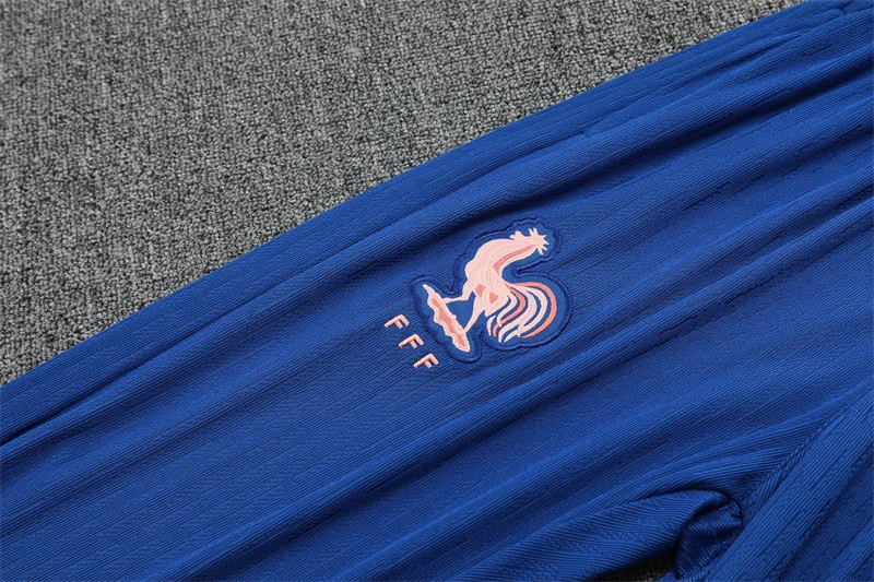 2025-26 France Blue Half-Zip Training Jersey view 12