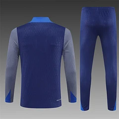 2025-26 Paris Saint-Germain Royal Blue Half-Dress Training Jersey view 2