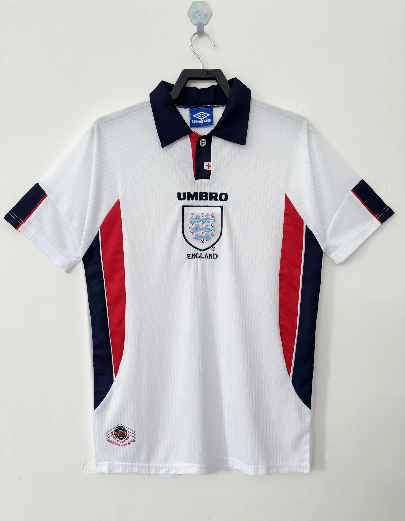 1998 England Home Retro Jersey