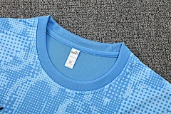 2025-26 Manchester City light blue short-sleeved training jersey view 15