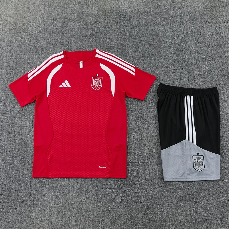 2026-27 Spain Red Short-Sleeve Training Jersey view 13