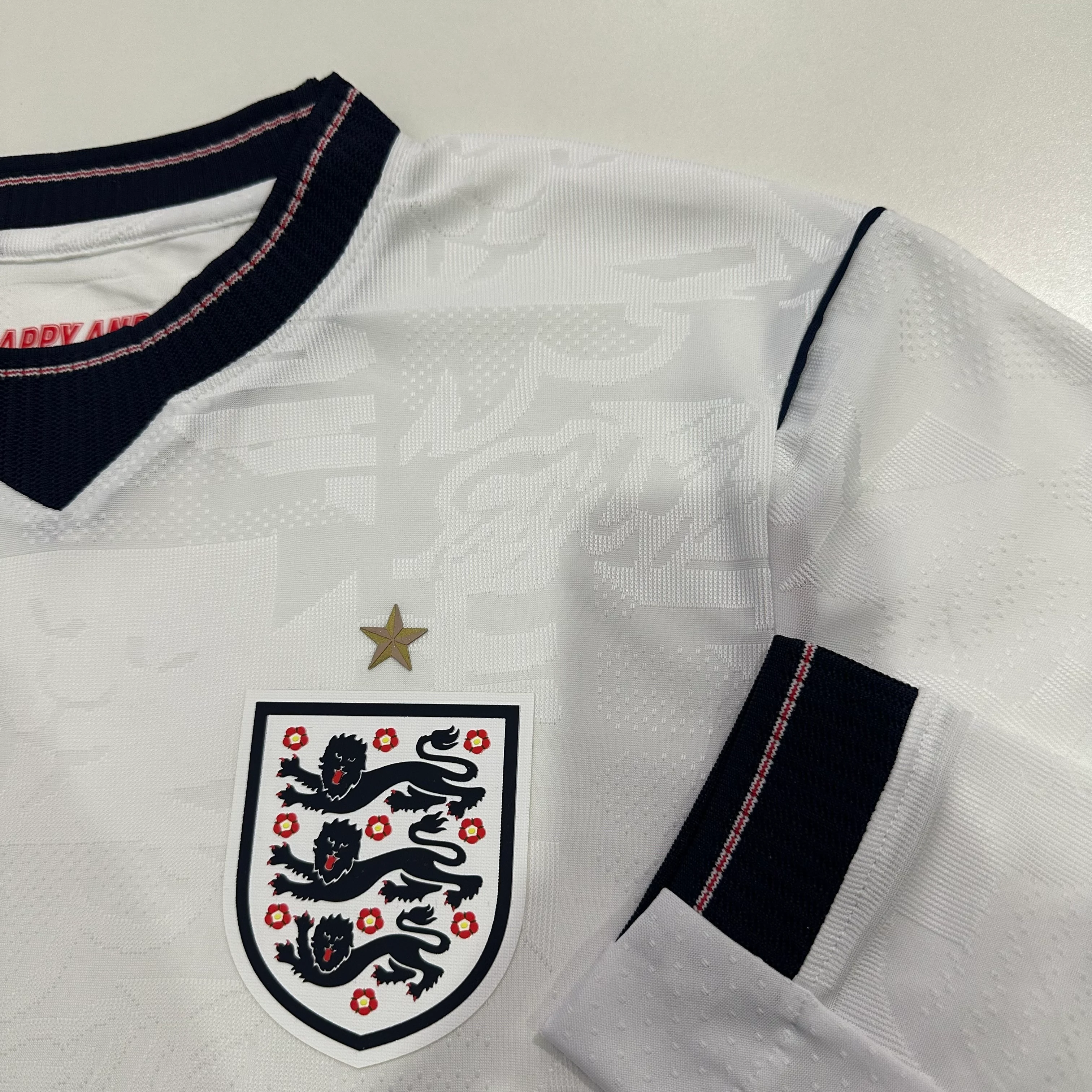 2026-27 England Home Long-Sleeve Jersey - Player Edition view 3
