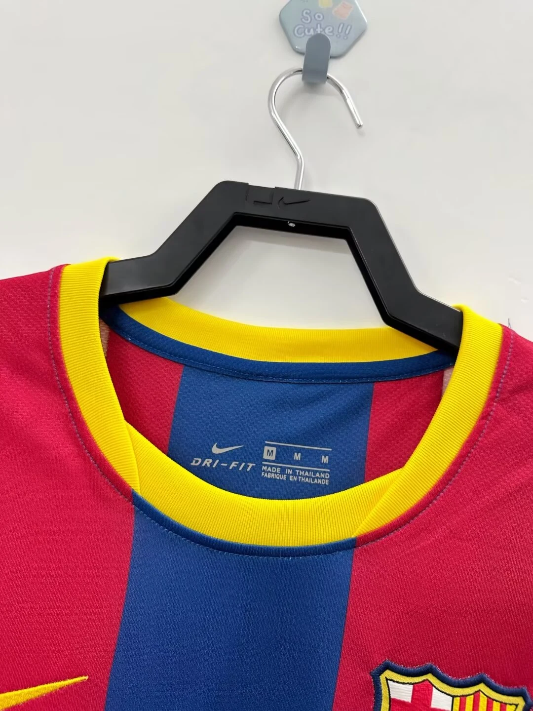 2010-11 Barcelona Home Long Sleeve Retro Jersey view 5