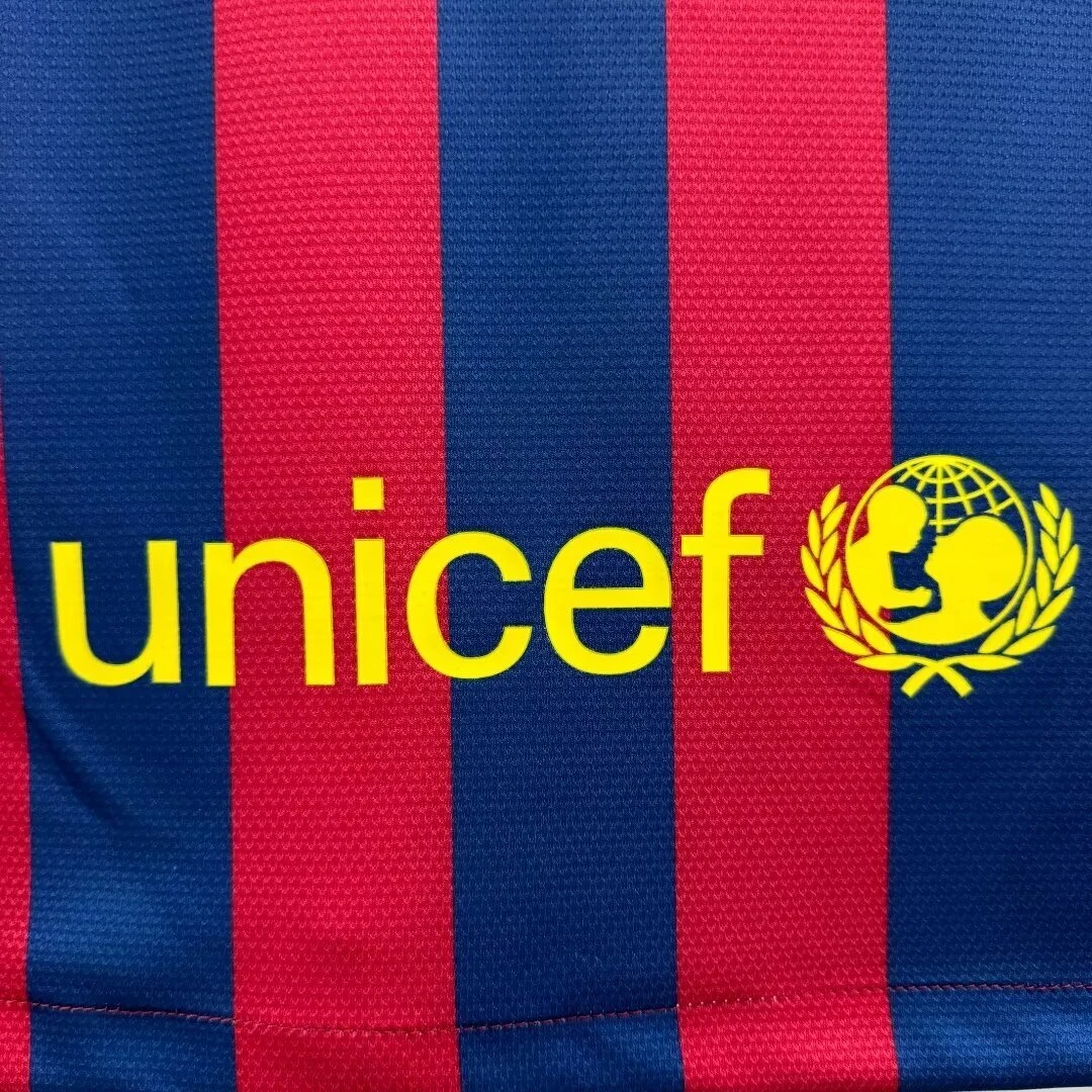2013-14 Barcelona Retro Home Jersey view 5