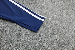 2025-26 Real Madrid Royal Blue Retro Half-Draw Training Jersey view 11
