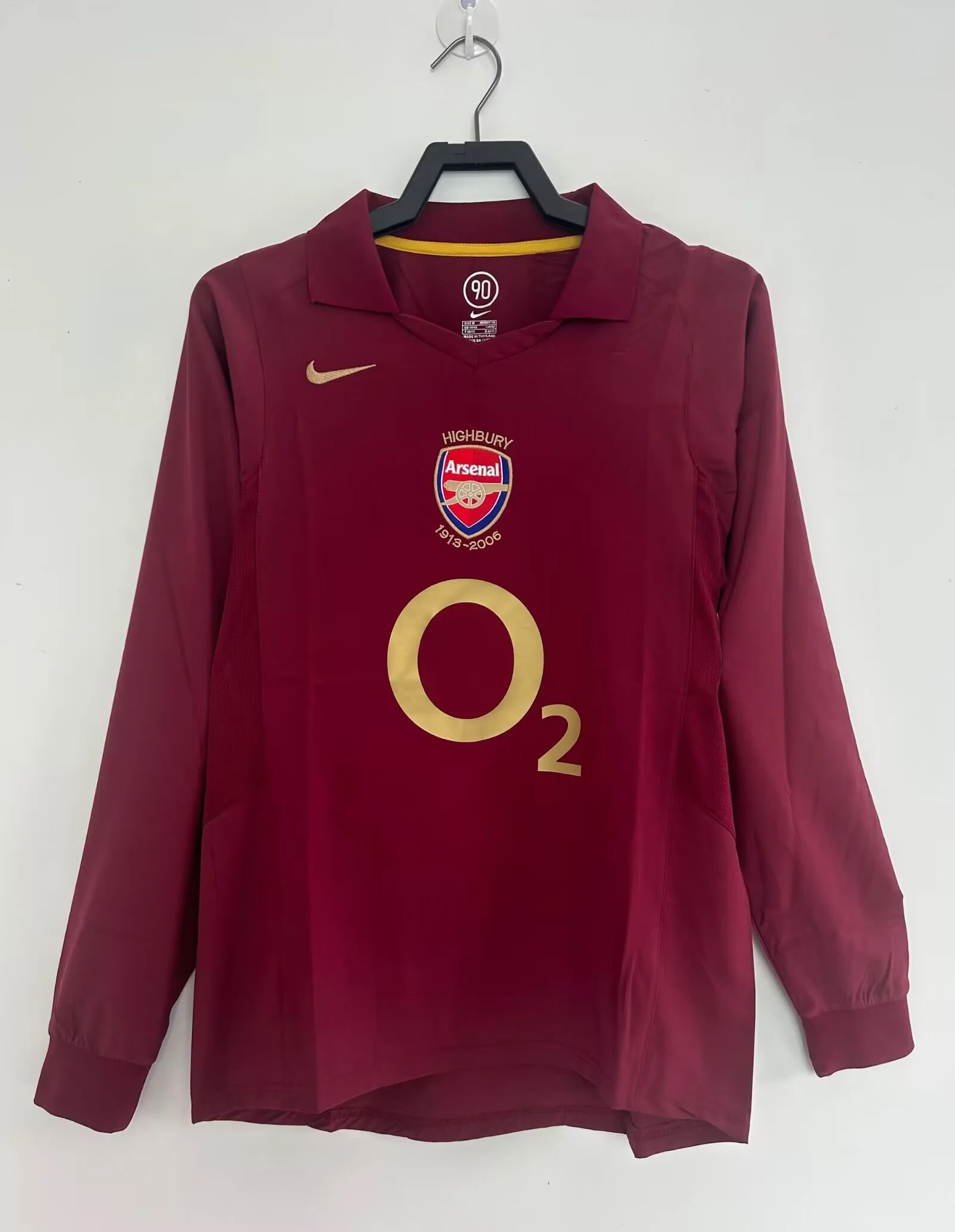 2005-06 Arsenal Home Long Sleeve Retro Shirt