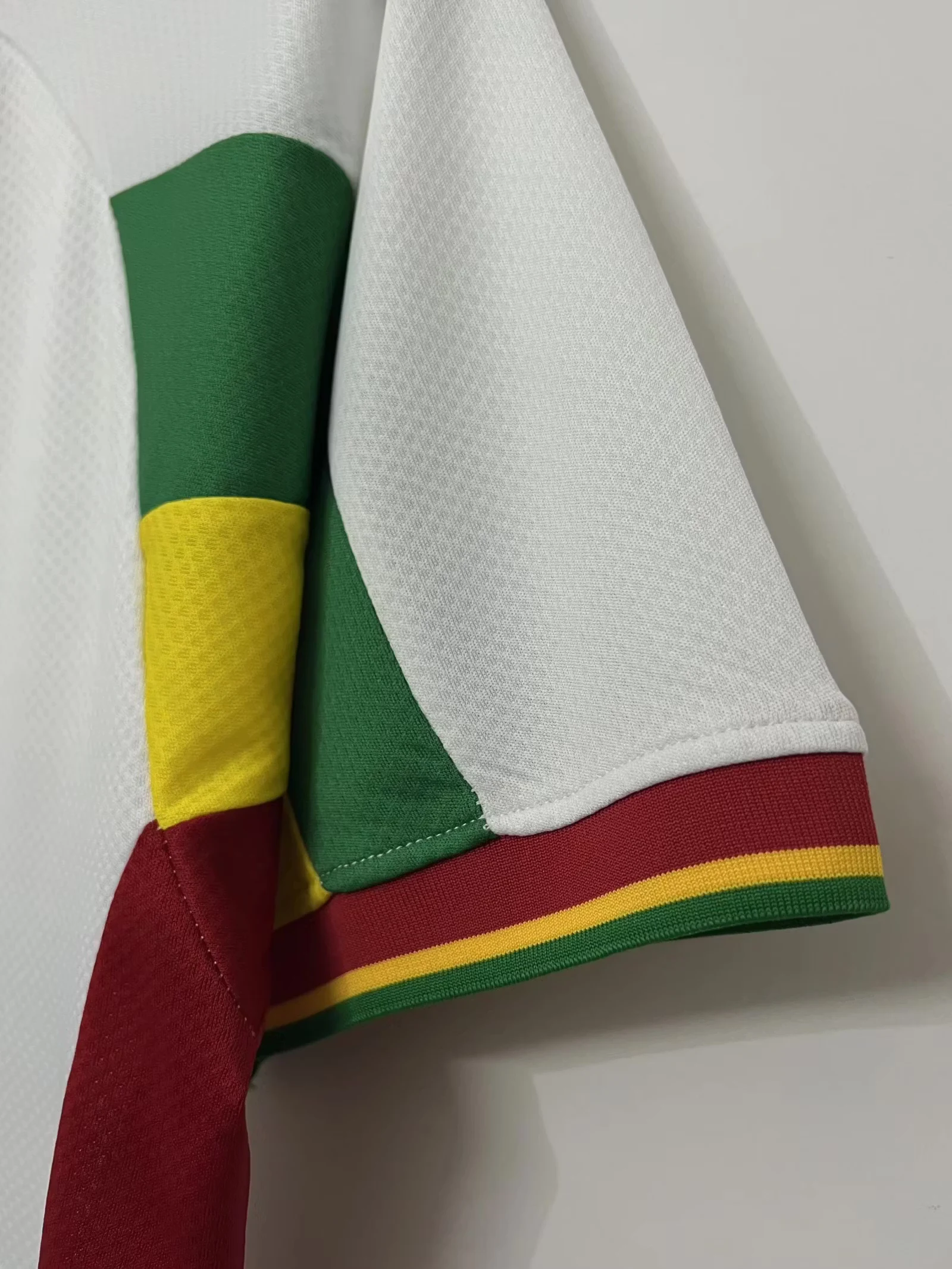 2002 Senegal White Retro Jersey view 3